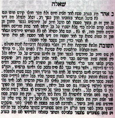 Noda Bi'Yehudah O.C. 1:20